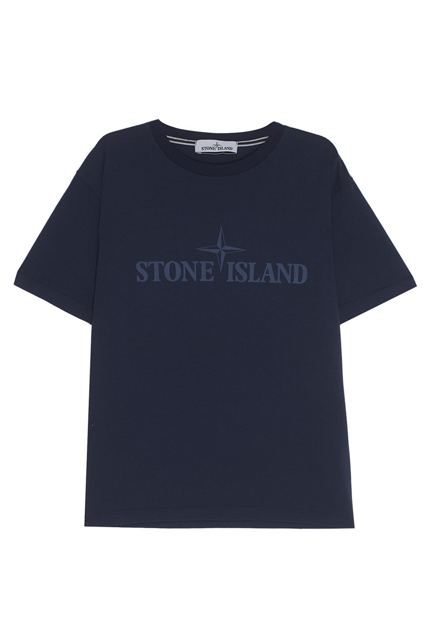 фото Хлопковая футболка stone island