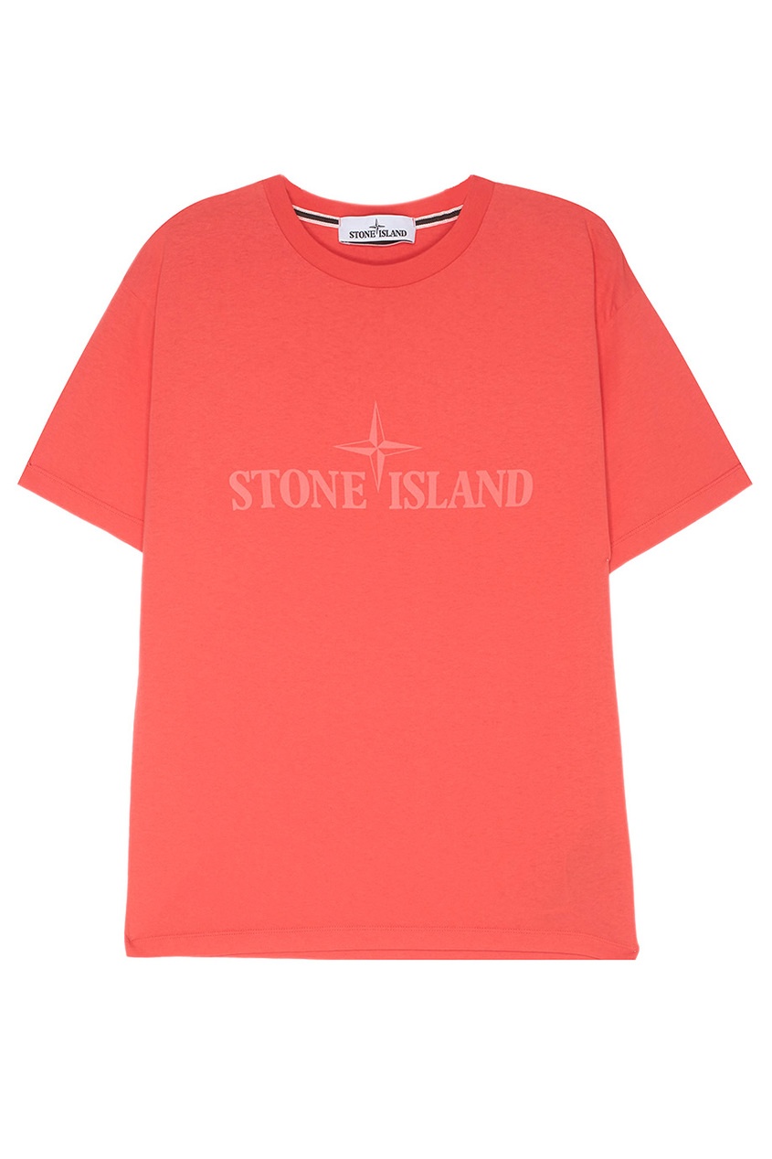 фото Хлопковая футболка stone island