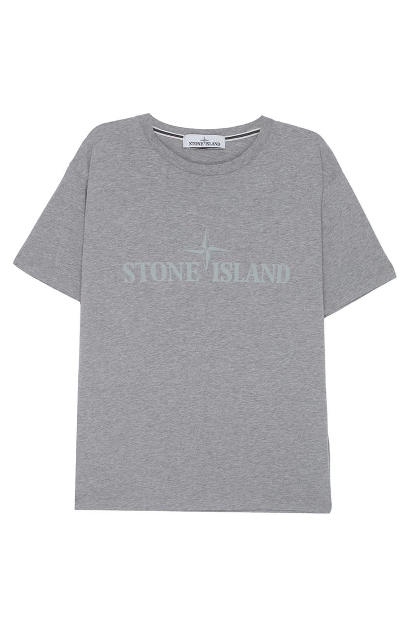 фото Хлопковая футболка stone island