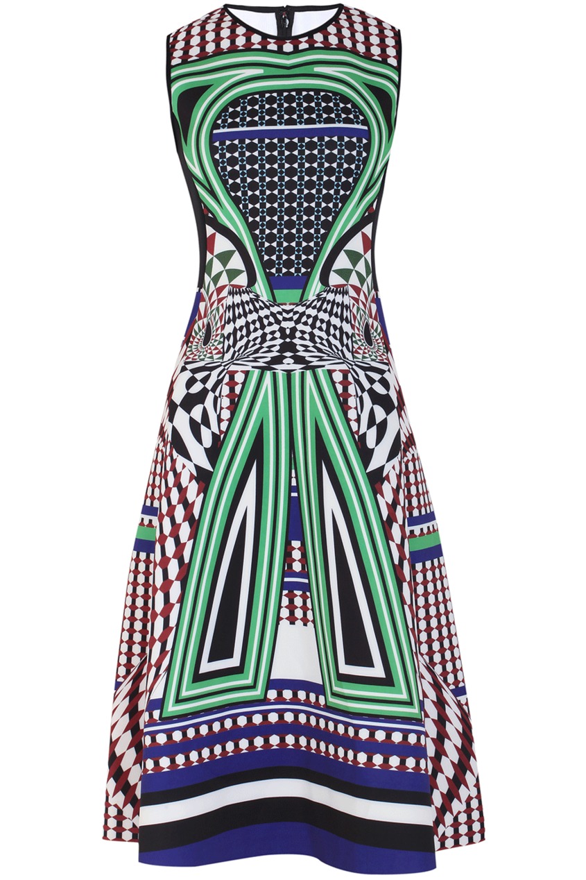 

Платье из искусственного шелка, Multicolor, Платье из искусственного шелка
