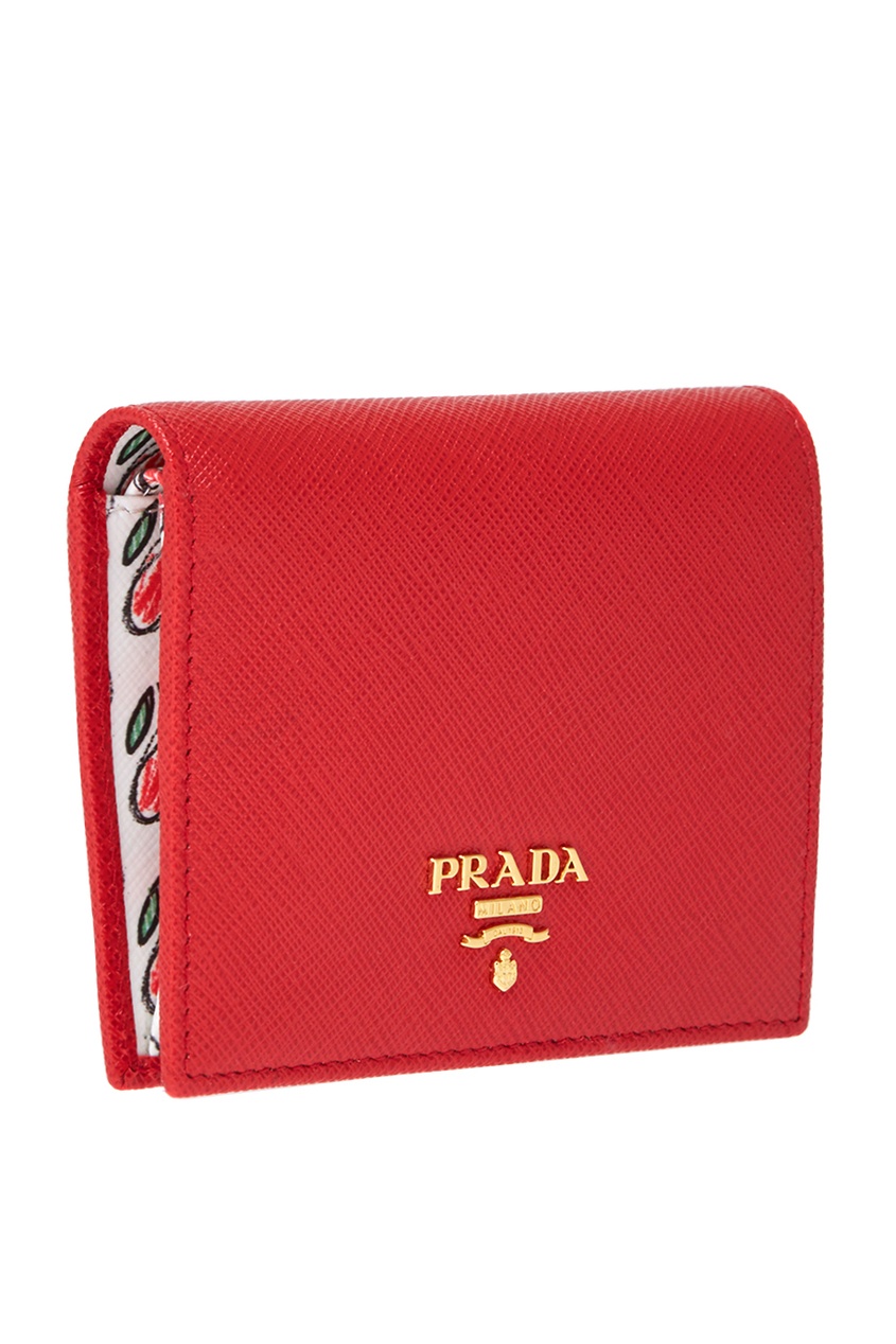 фото Кожаный кошелек Prada