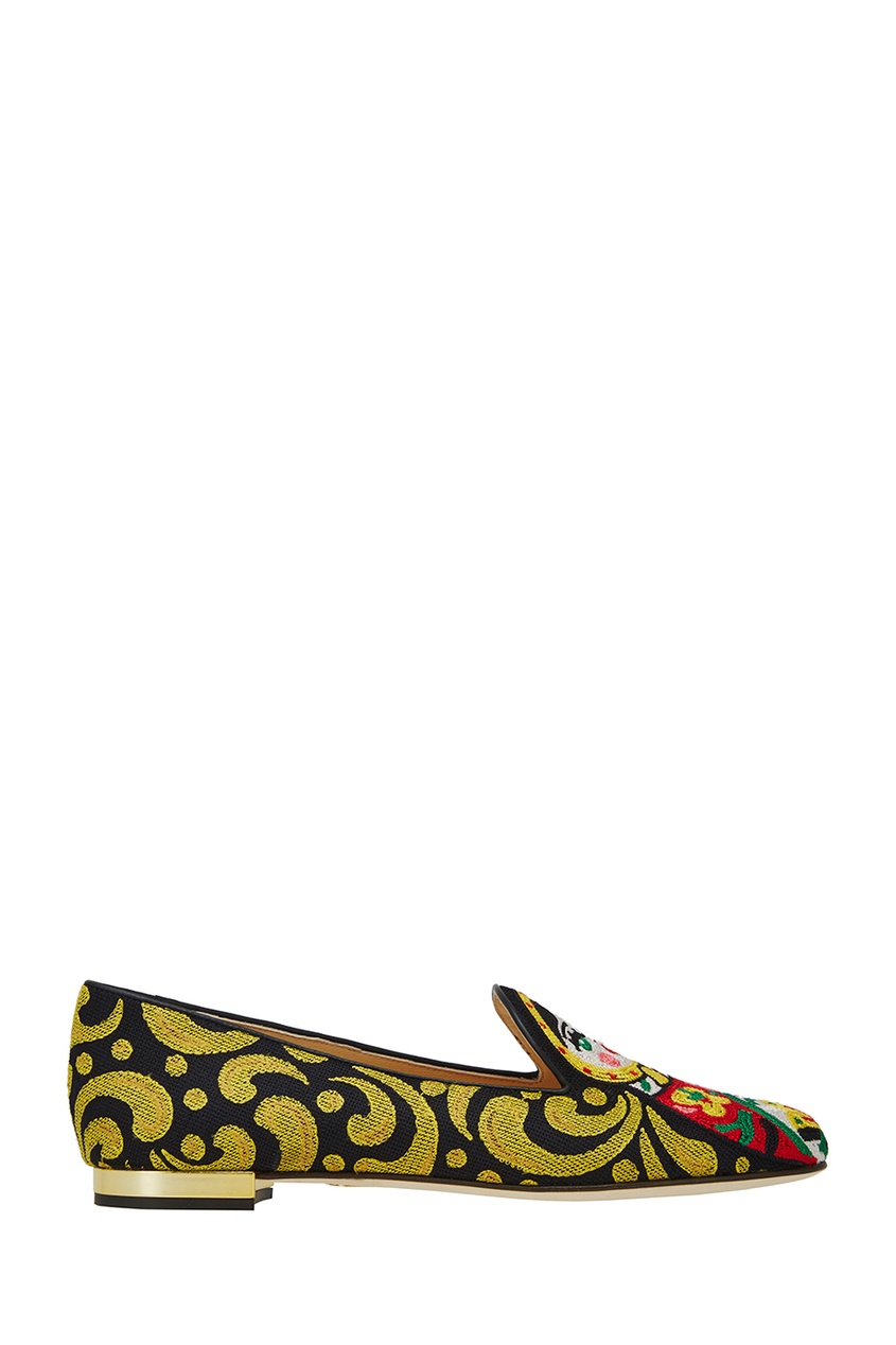 

Слиперы с вышивкой Matrioska, Multicolor