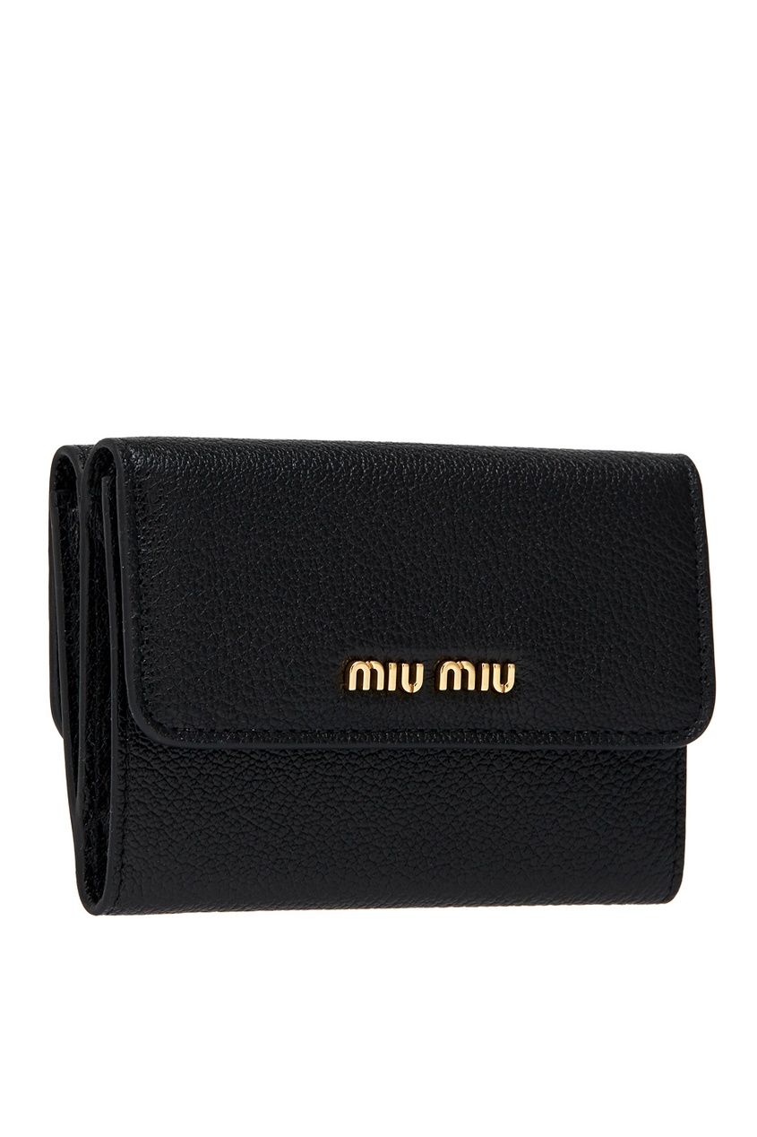 фото Кожаный кошелек miu miu