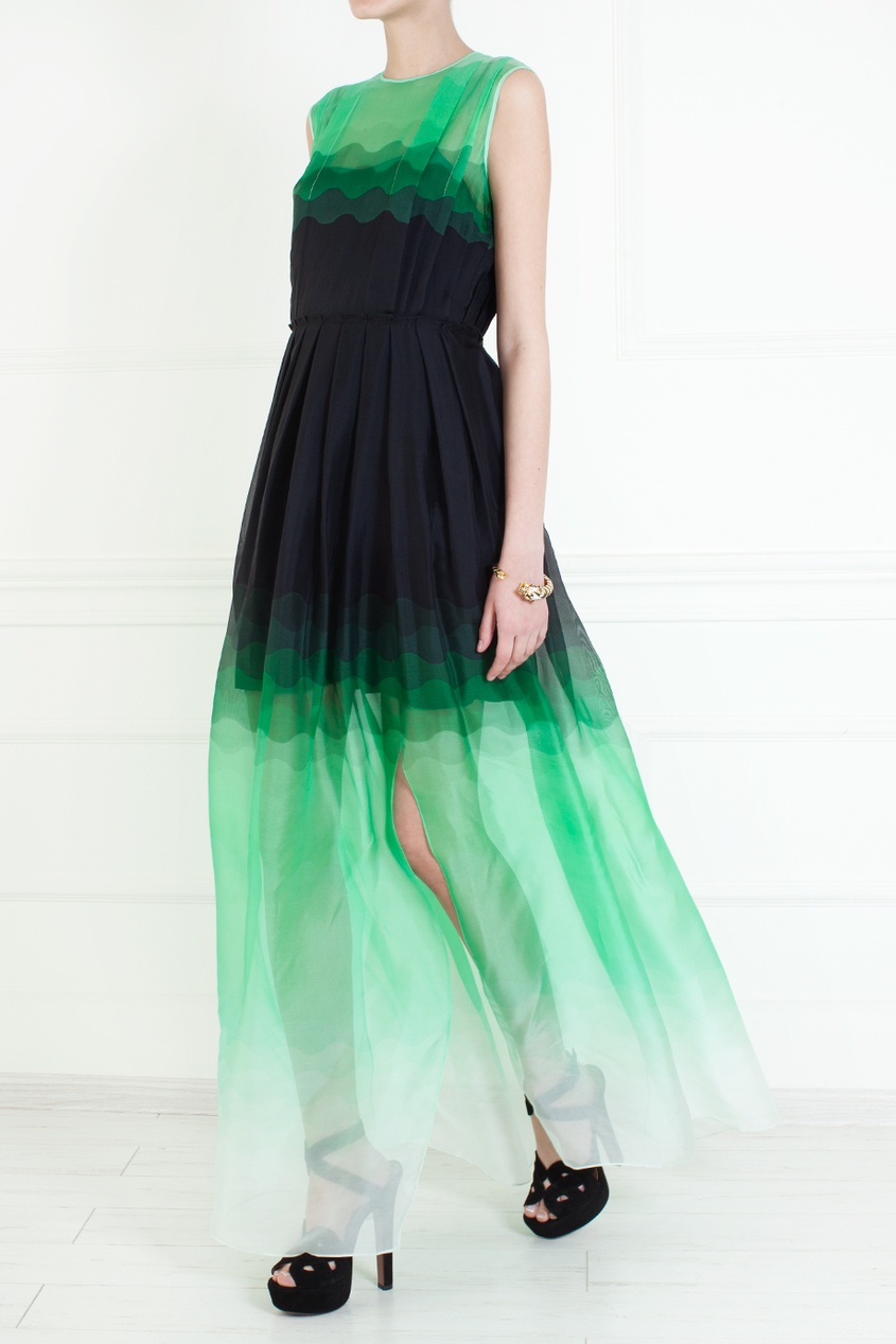 

Шелковое платье, Зеленый, Шелковое платье