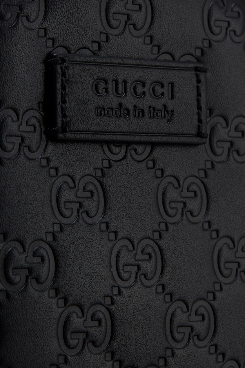 фото Кожаный рюкзак gucci signature