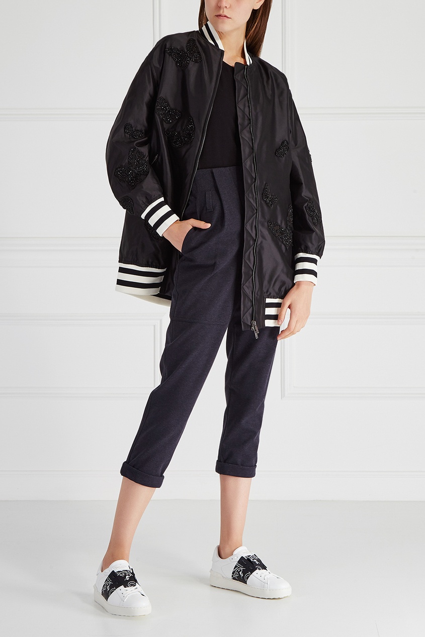 Шелковый бомбер