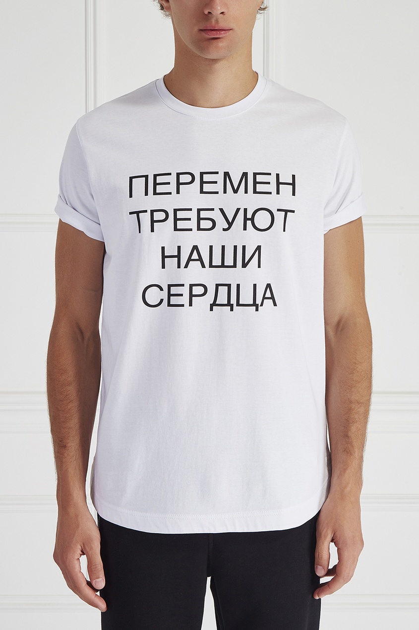 фото Хлопковая футболка artem krivda
