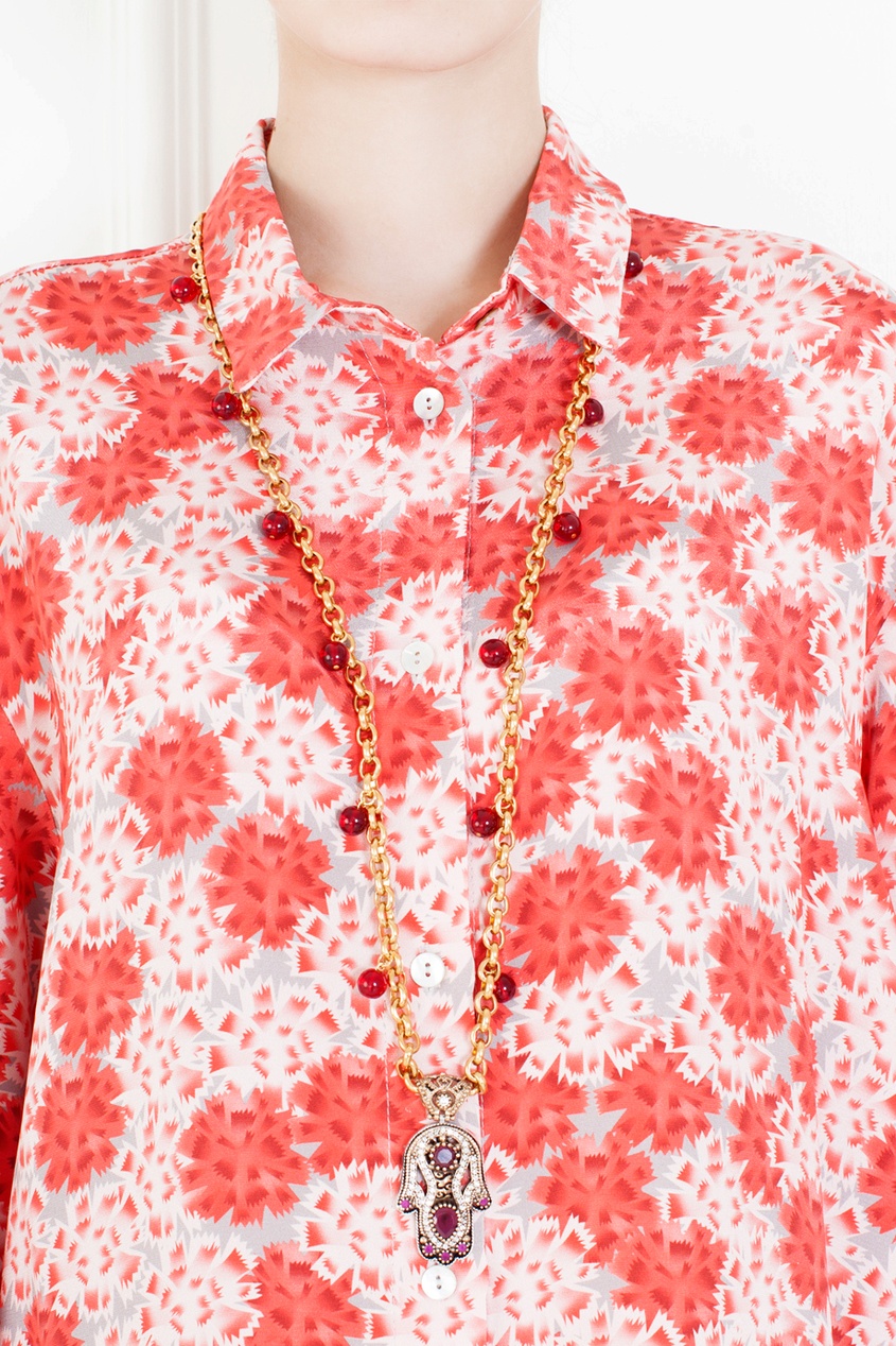 

Колье из латуни и кристаллов Chaine Tassel, Золотой, Колье из латуни и кристаллов Chaine Tassel