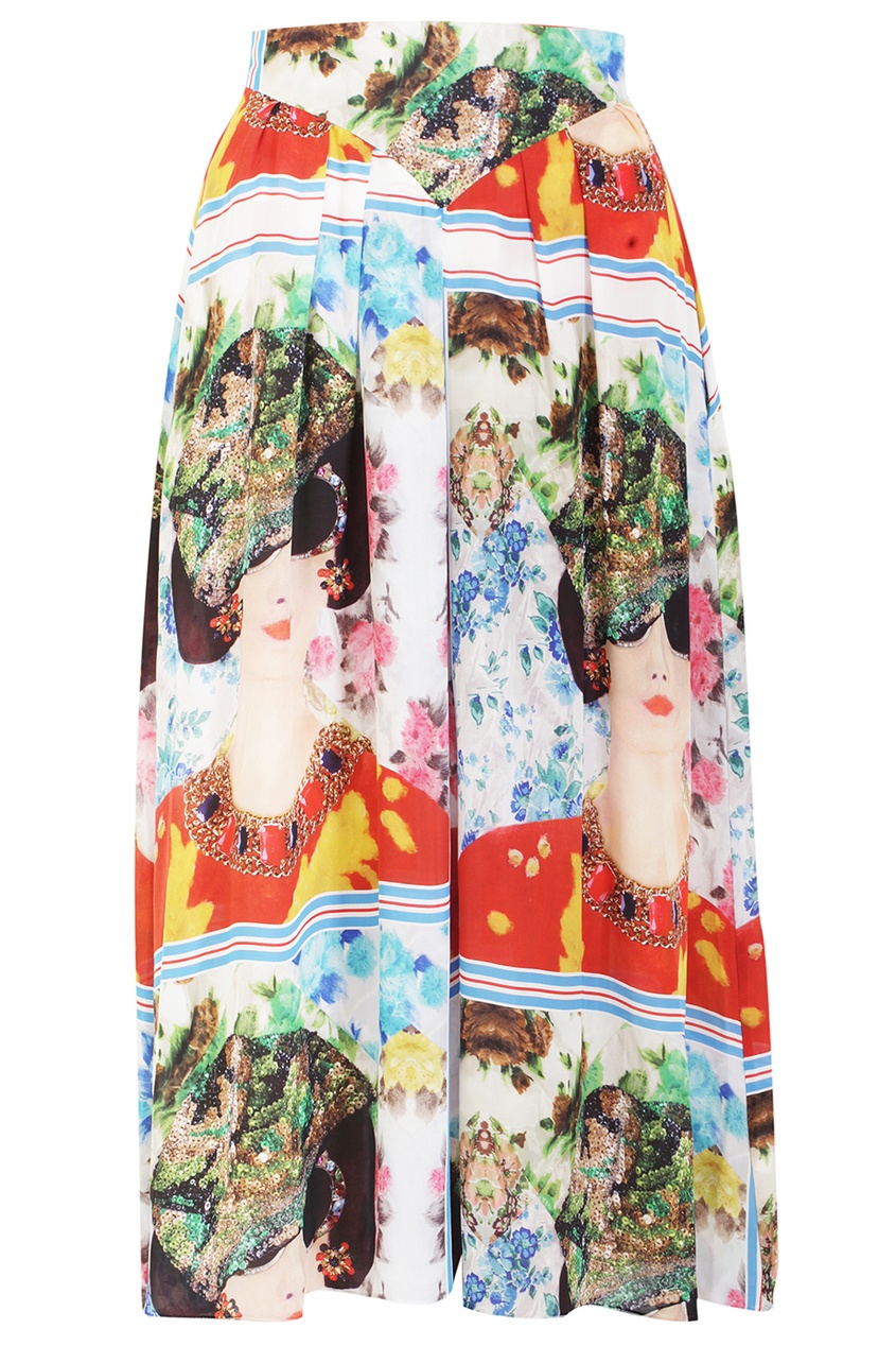 

Юбка-брюки из шелка, Multicolor, Юбка-брюки из шелка