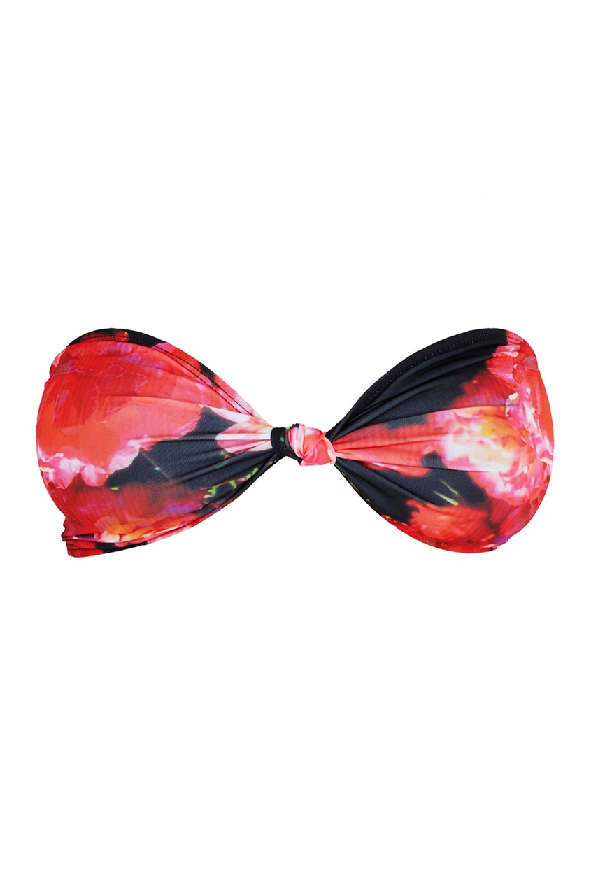 

Бюстгальтер купальника Knot Bandeau, Красный