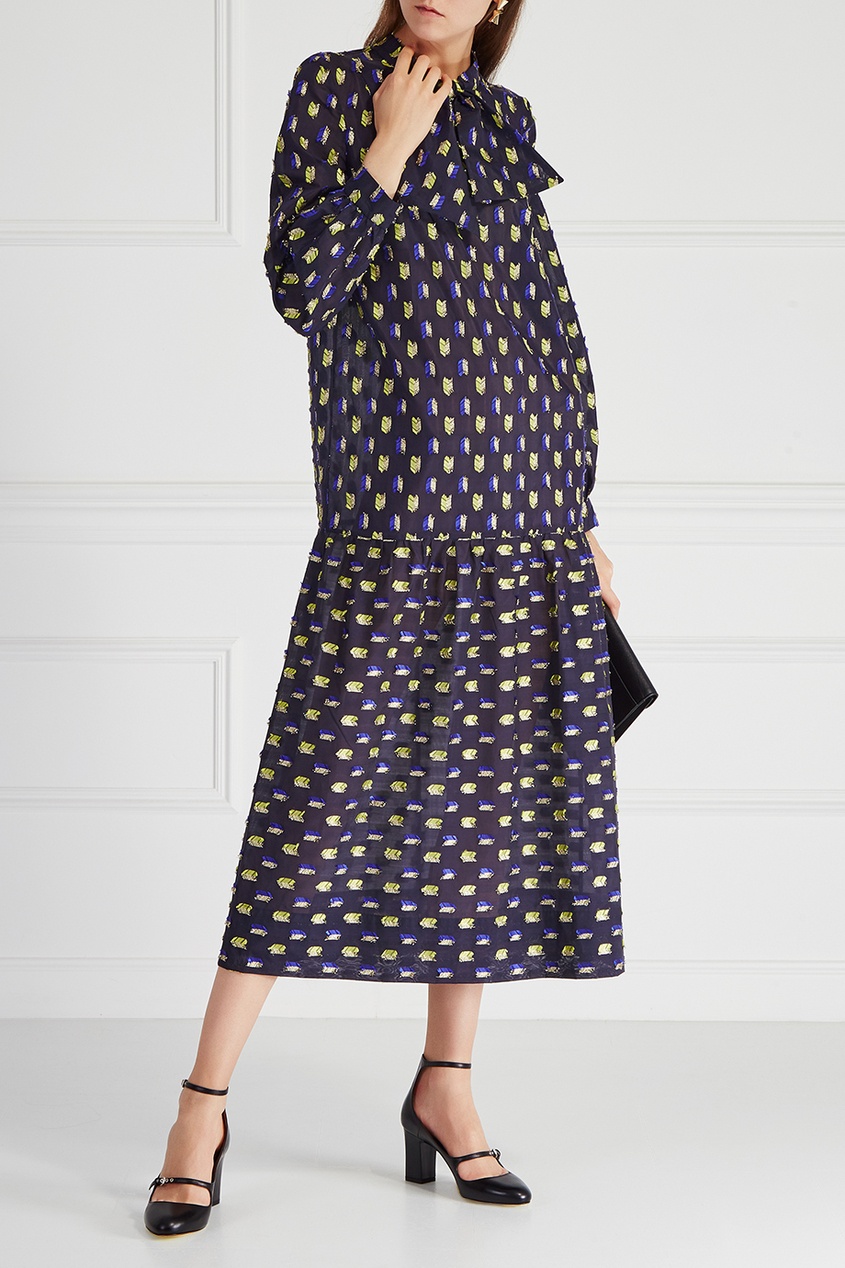 Платье с принтом