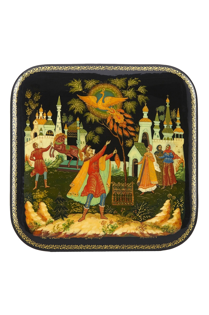 

Шкатулка "Жар-птица" худ. Пермякова, Multicolor, Шкатулка "Жар-птица" худ. Пермякова