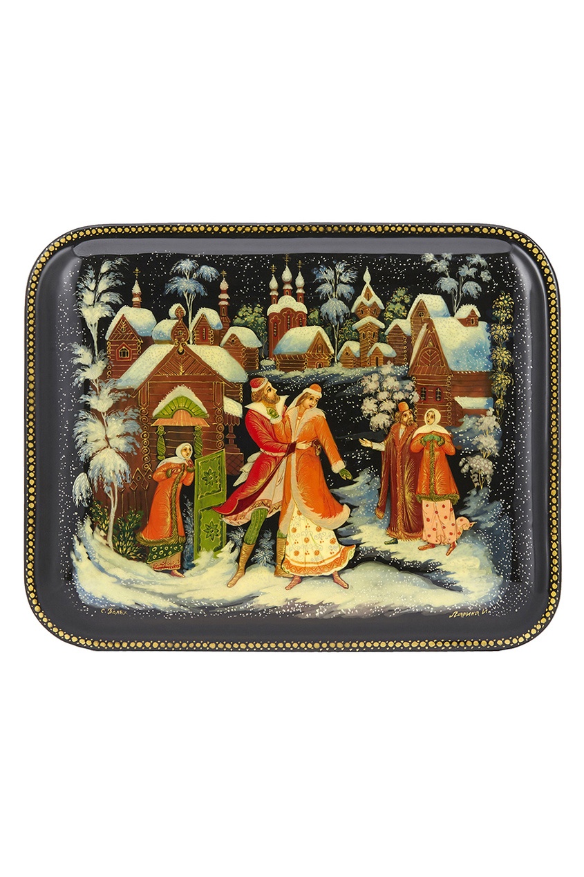

Шкатулка "Купец Калашников" худ. Ларина, Multicolor, Шкатулка "Купец Калашников" худ. Ларина