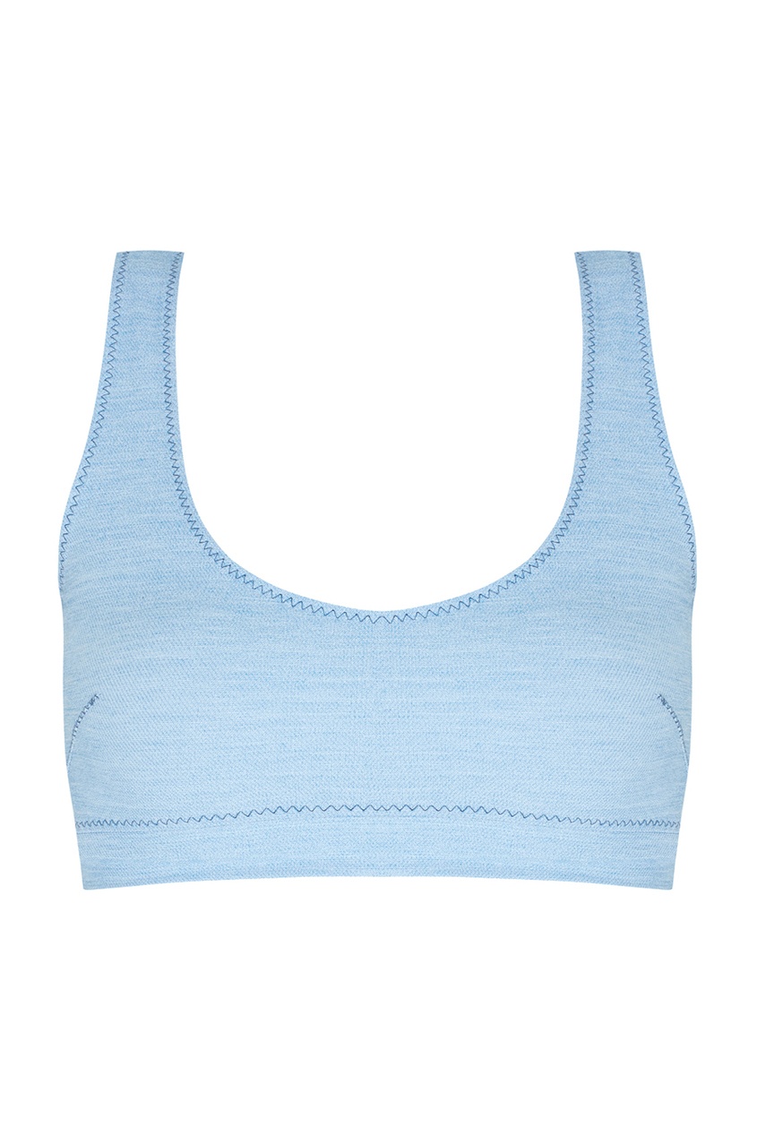 Кроп-топ Fd Zani Denim Bra Top Lisa Marie Fernandez