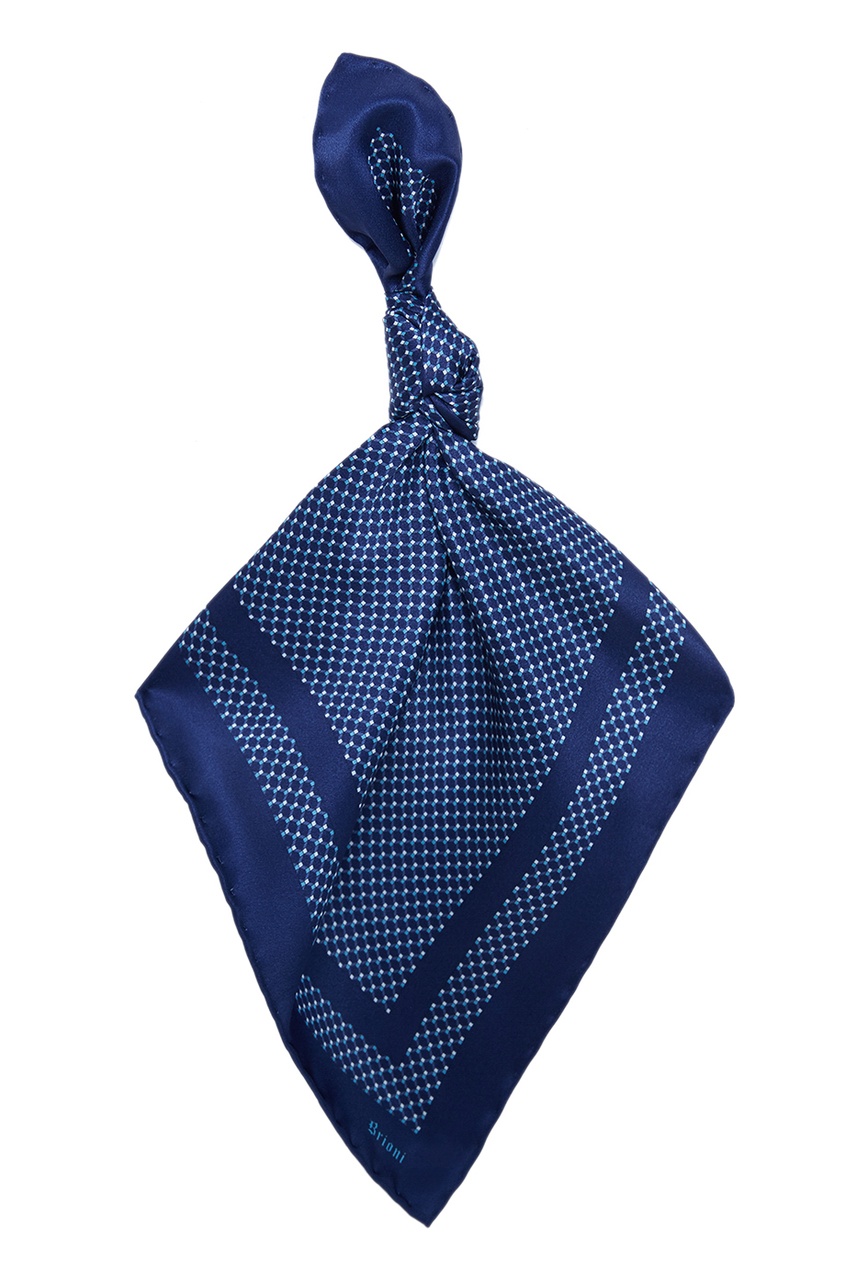 Шелковый галстук и платок