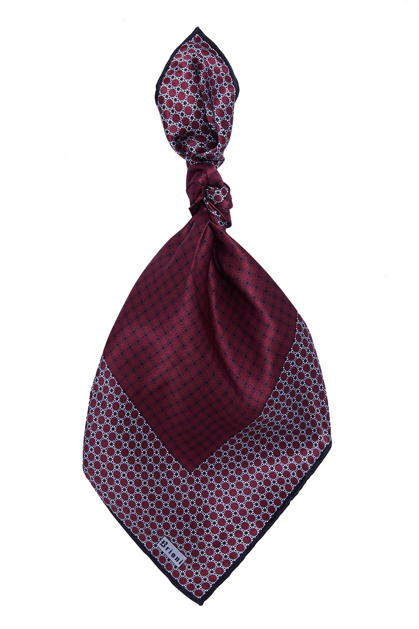 Шелковый галстук и платок