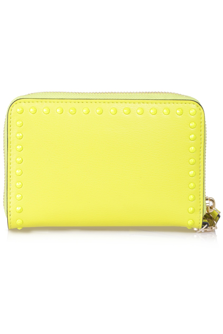 фото Кожаный кошелек Studded Leather Connect Wristlet Diane von furstenberg