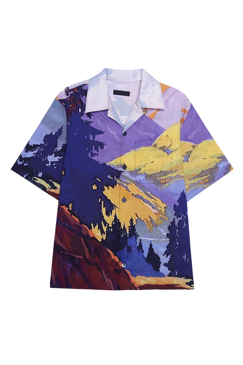 

Хлопковая рубашка, Multicolor, Хлопковая рубашка