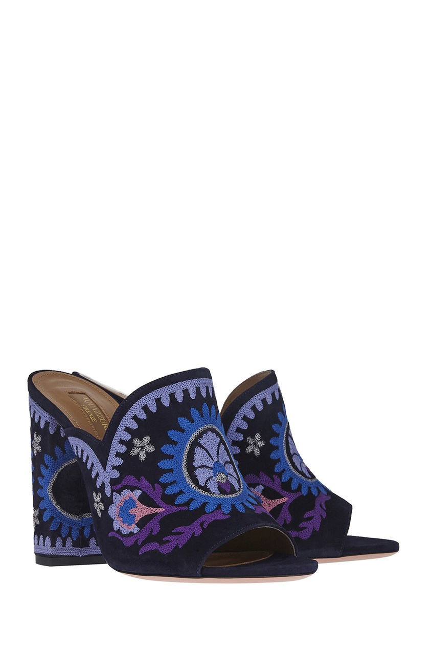 Замшевые мюли Evie Mule 105