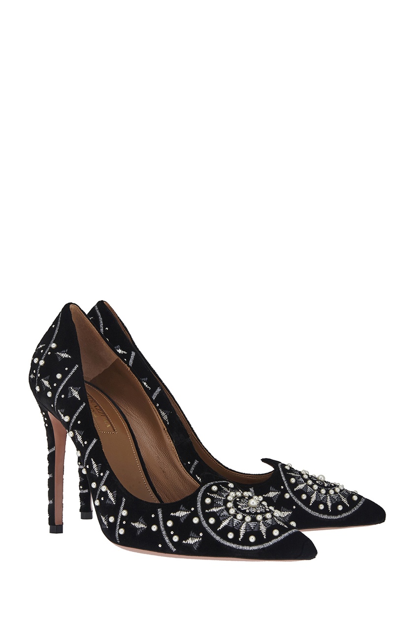 Бархатные туфли Stellar Pump 105