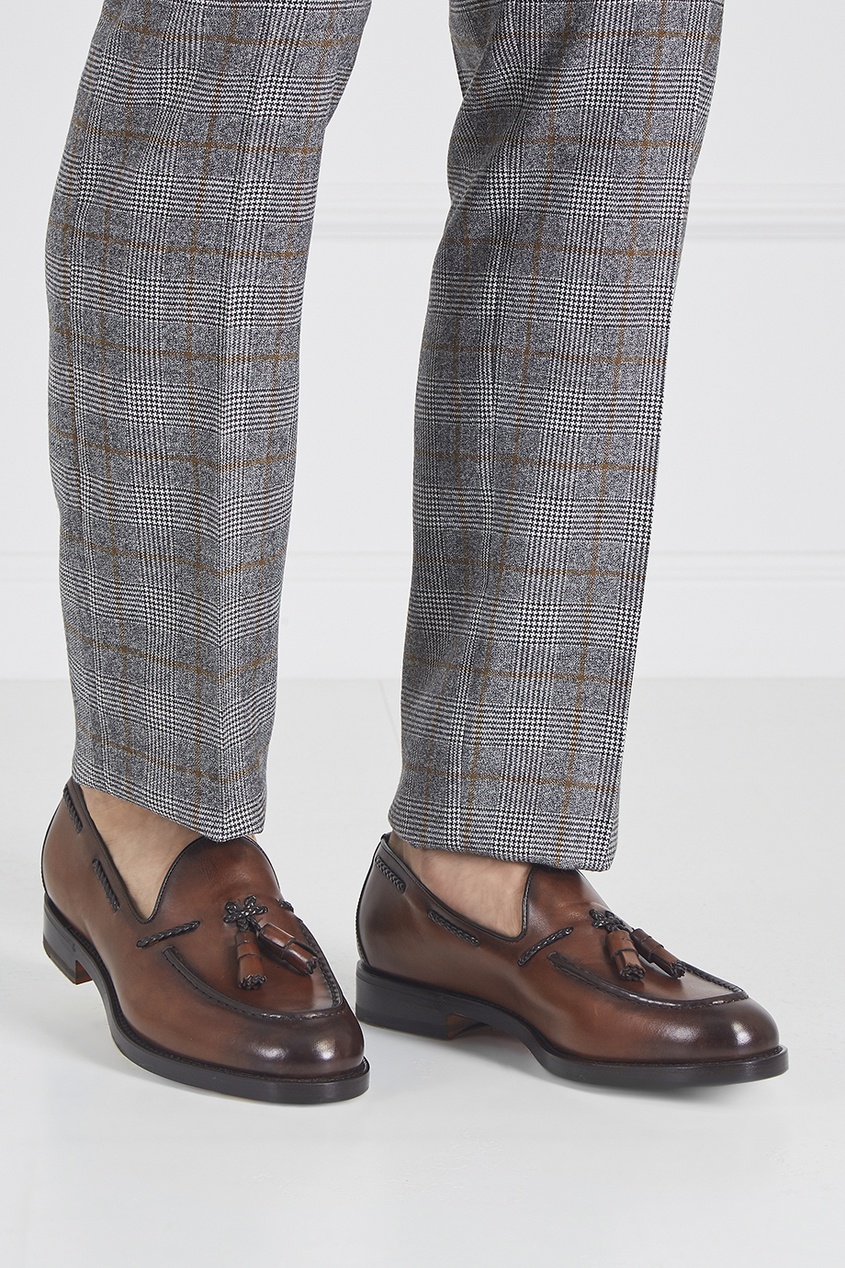 Кожаные лоферы