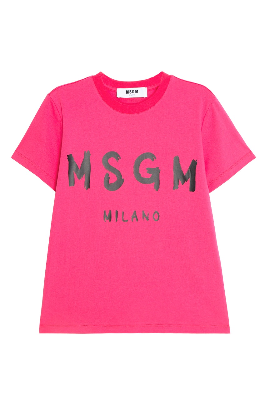 фото Хлопковая футболка msgm