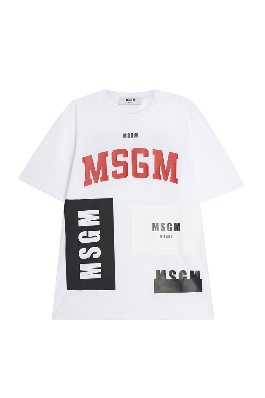 фото Хлопковая футболка msgm