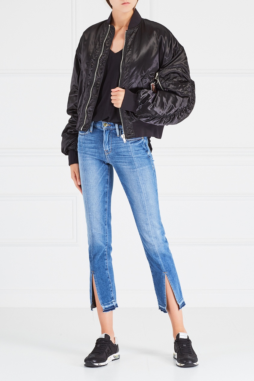 Frame Denim Джинсы с разрезами Frame Denim Джинсы с разрезами