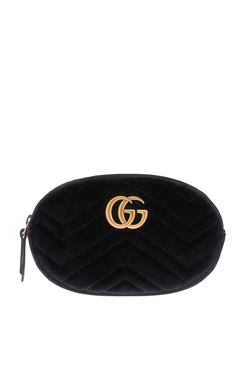 фото Бархатная сумка gg marmont gucci