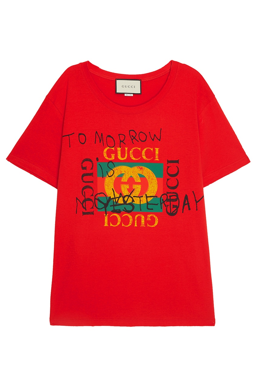 фото Хлопковая футболка Gucci
