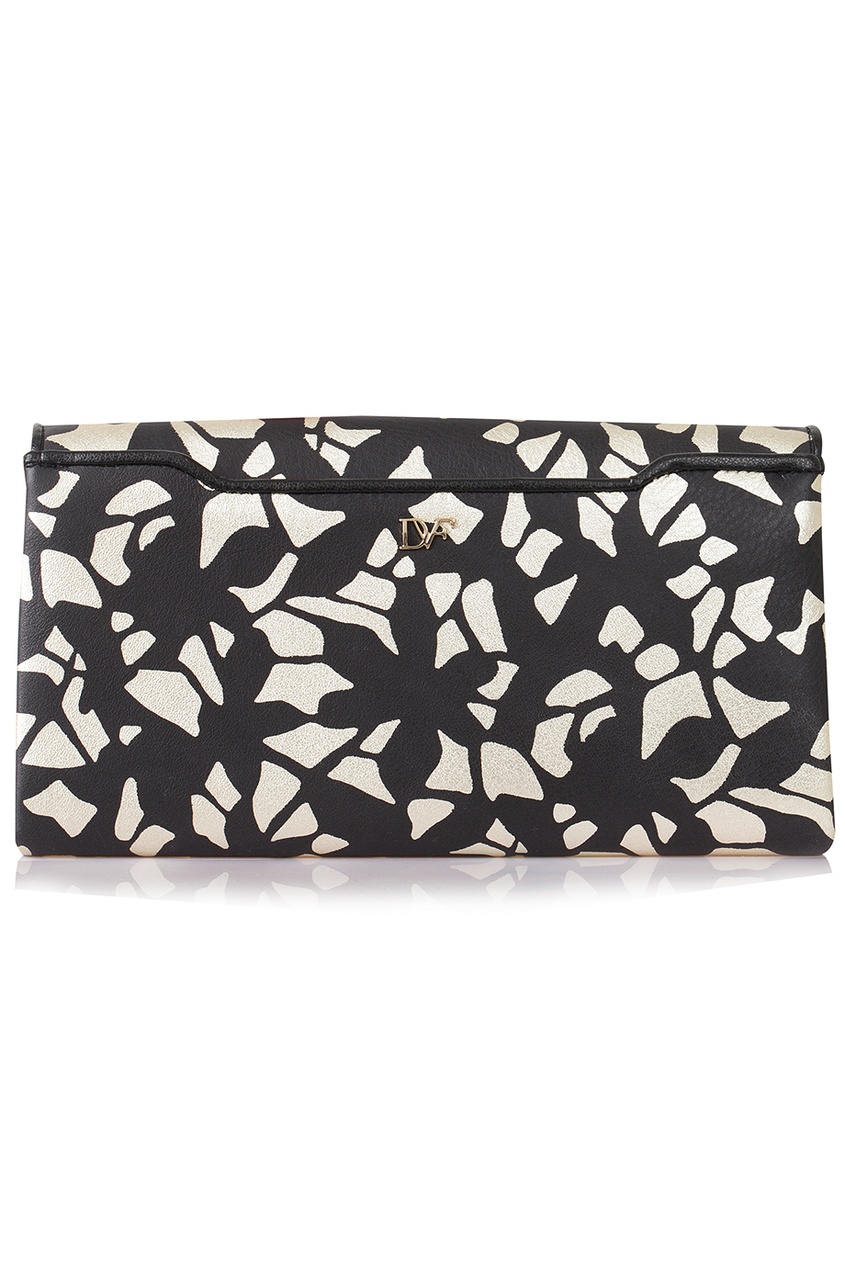 фото Кожаный клатч Envelope Clutch Leather Lace Diane von furstenberg