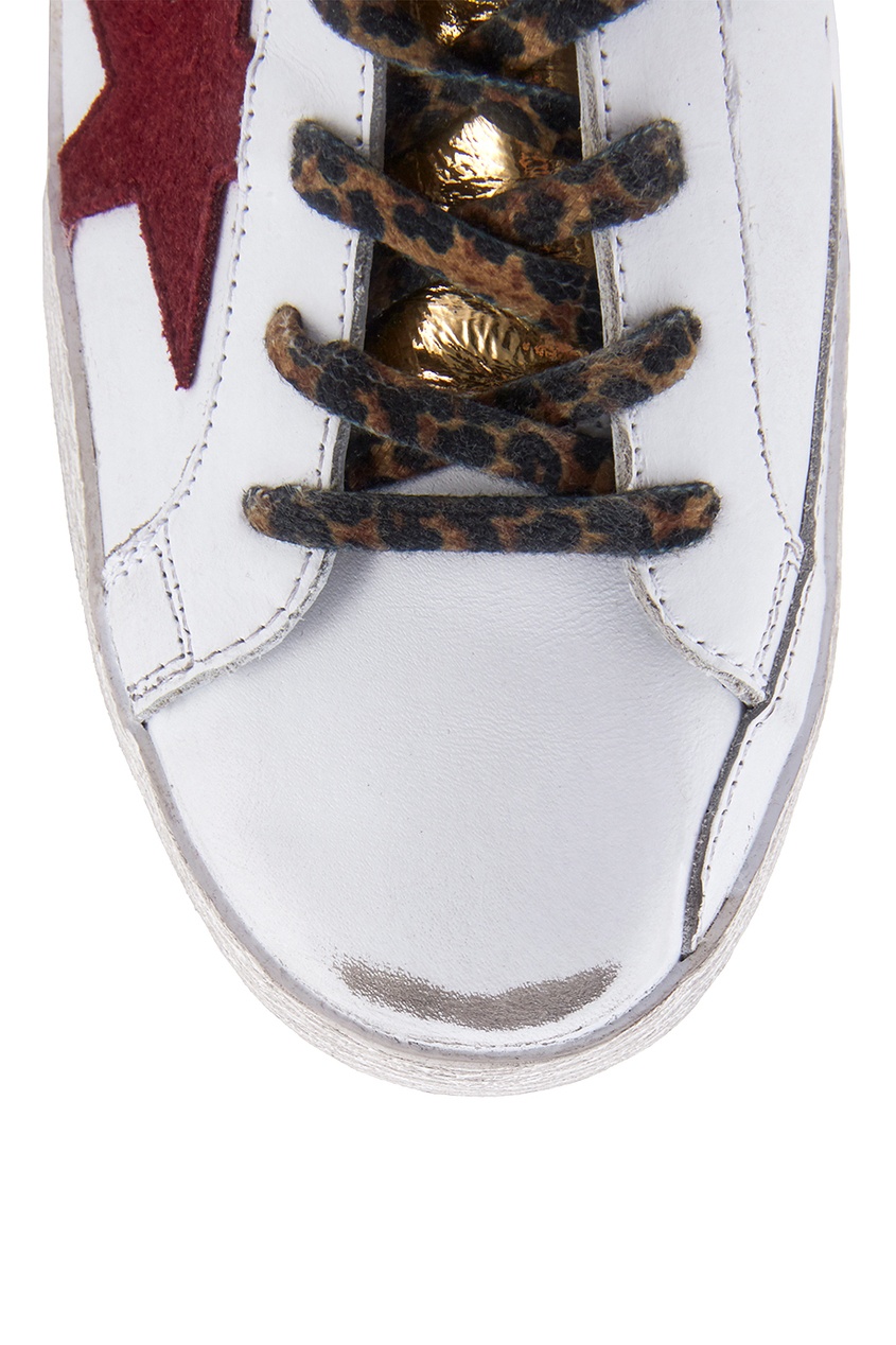 фото Кожаные кеды superstar golden goose deluxe brand