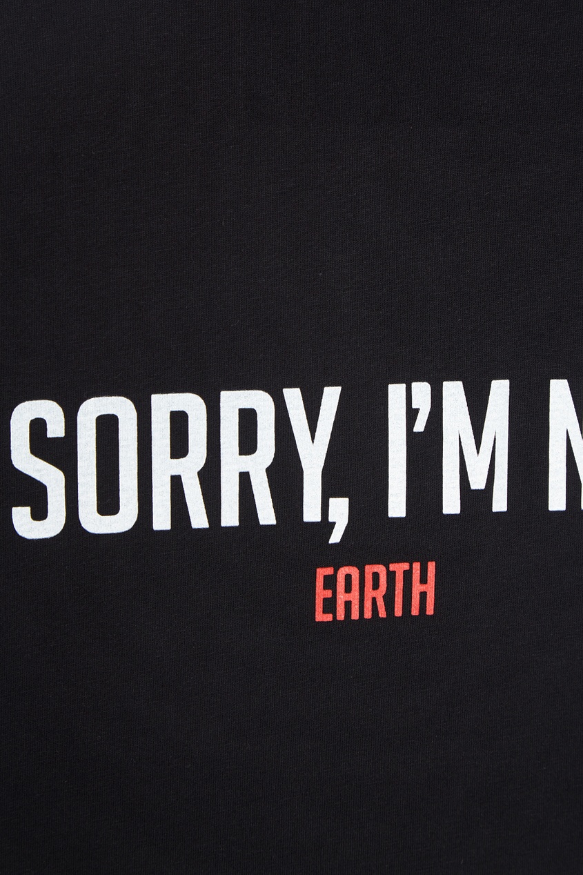 фото Хлопковая футболка earth sorry, i'm not