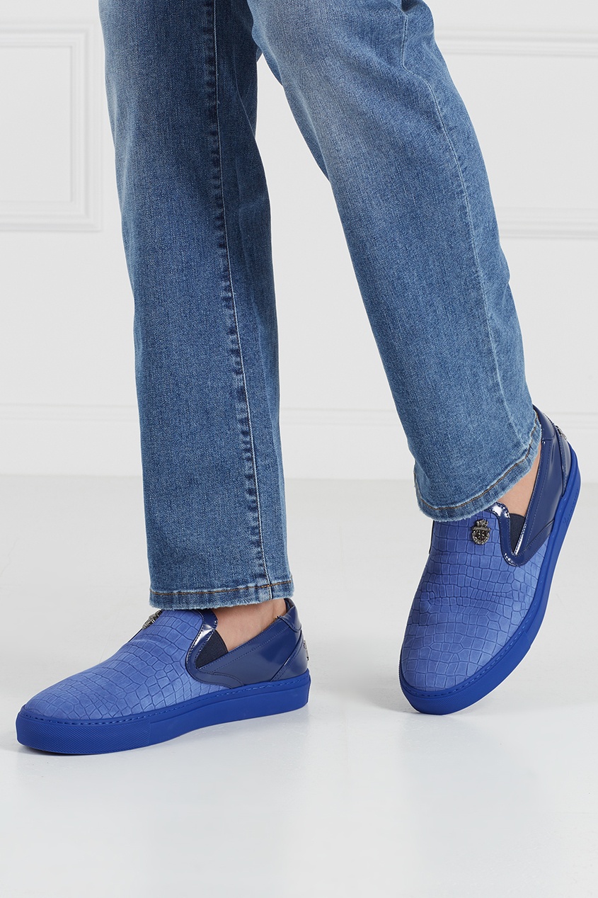 Слипоны с отделкой