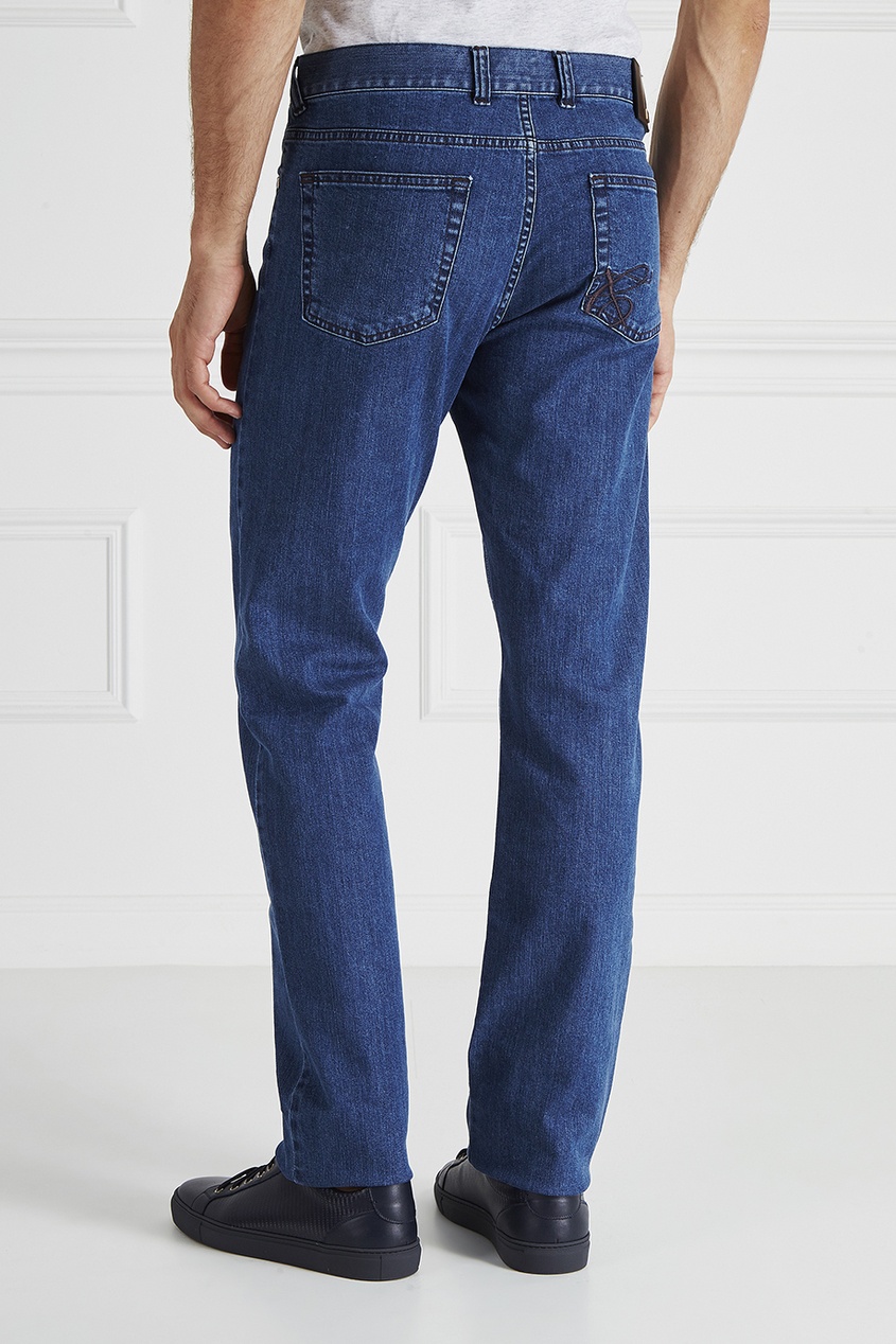 Canali Комбинированные джинсы Canali Комбинированные джинсы