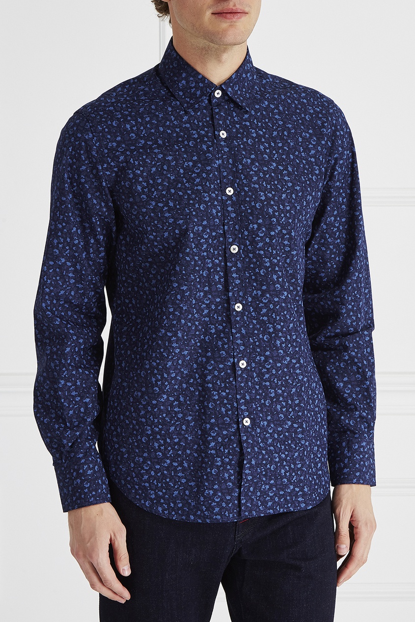 Canali Рубашка с принтом костюм canali костюм