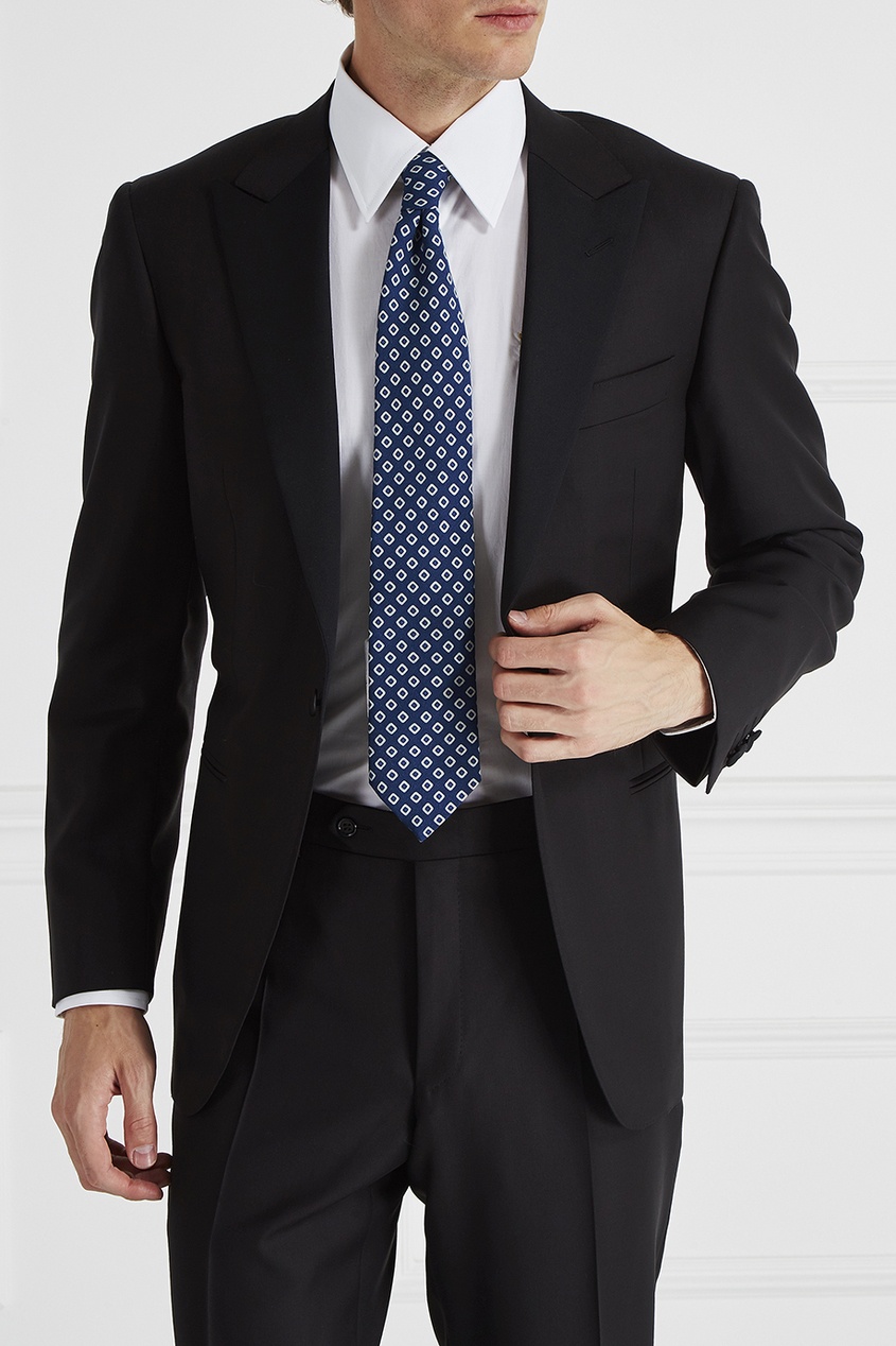 Canali Галстук с узором костюм canali костюм