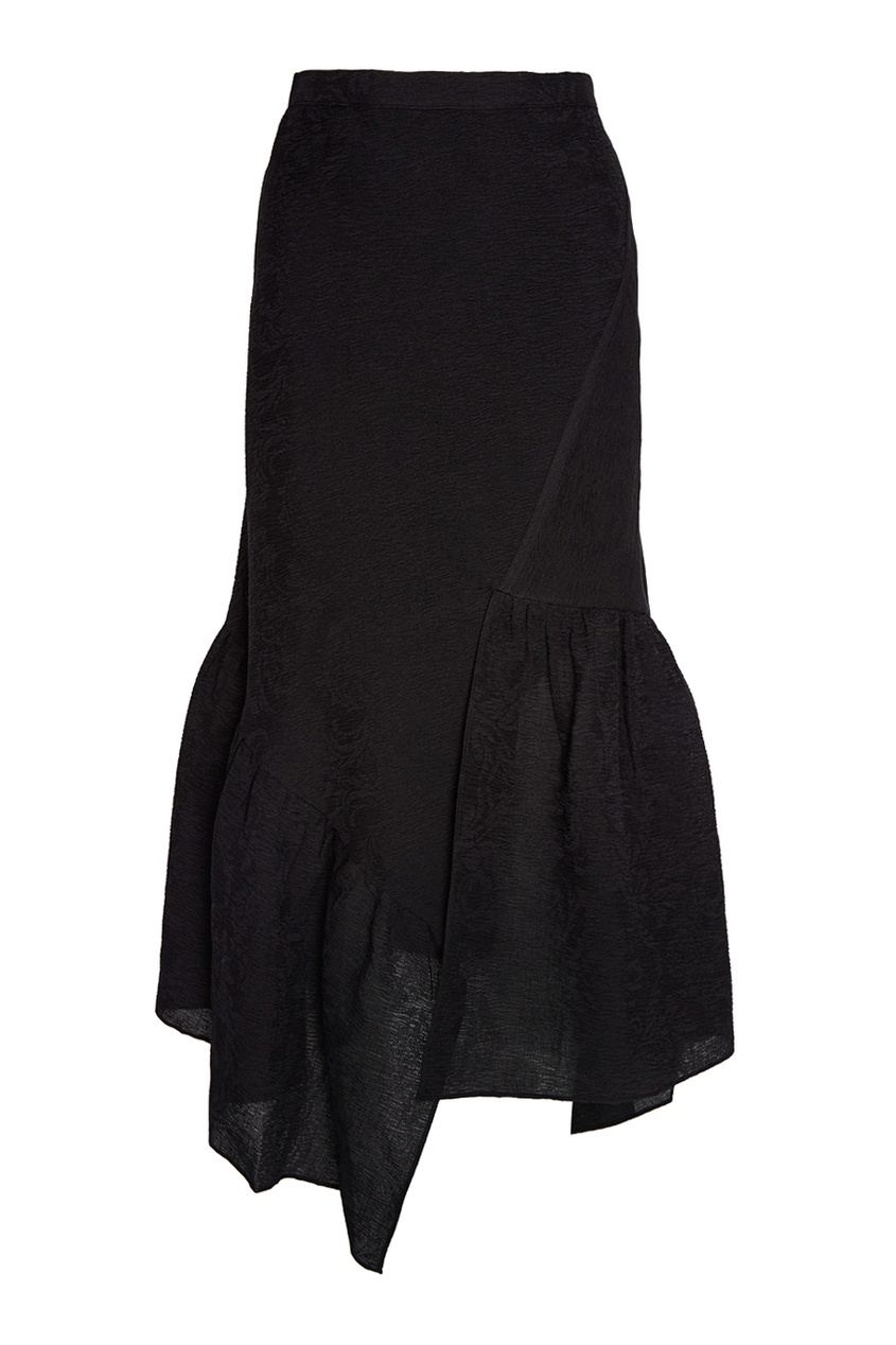 фото Хлопковая юбка с воланами 3.1 phillip lim