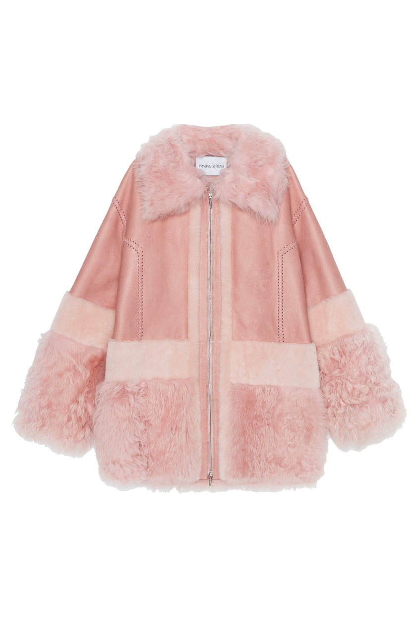 Пальто  - розовый цвет