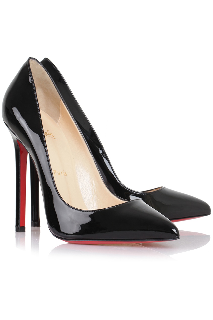 фото Кожаные туфли Pigalle 120 Patent Calf Christian louboutin