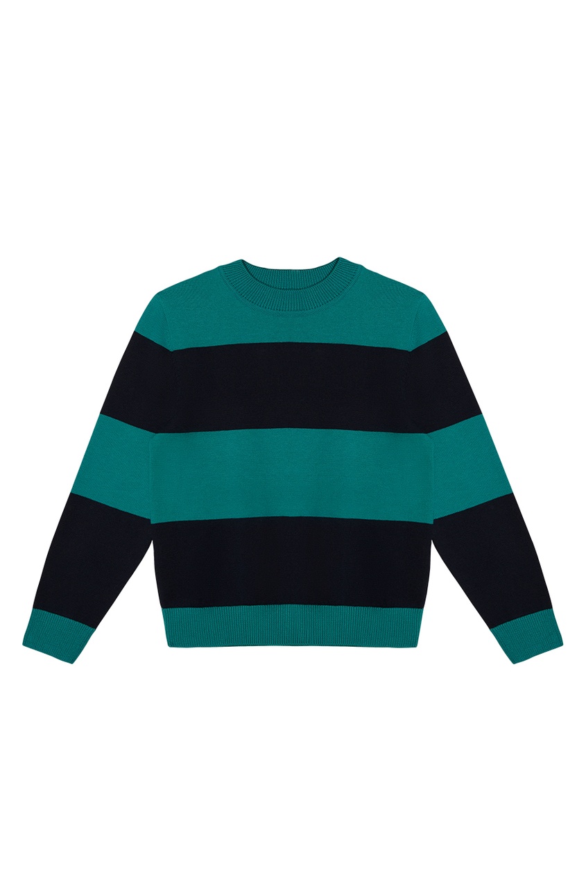 

Хлопковый джемпер в полоску, Multicolor, Хлопковый джемпер в полоску