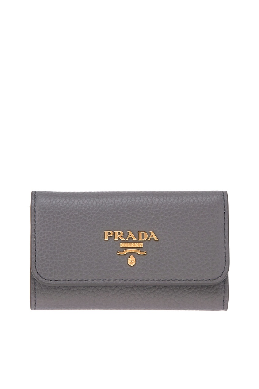 фото Кожаная ключница Prada