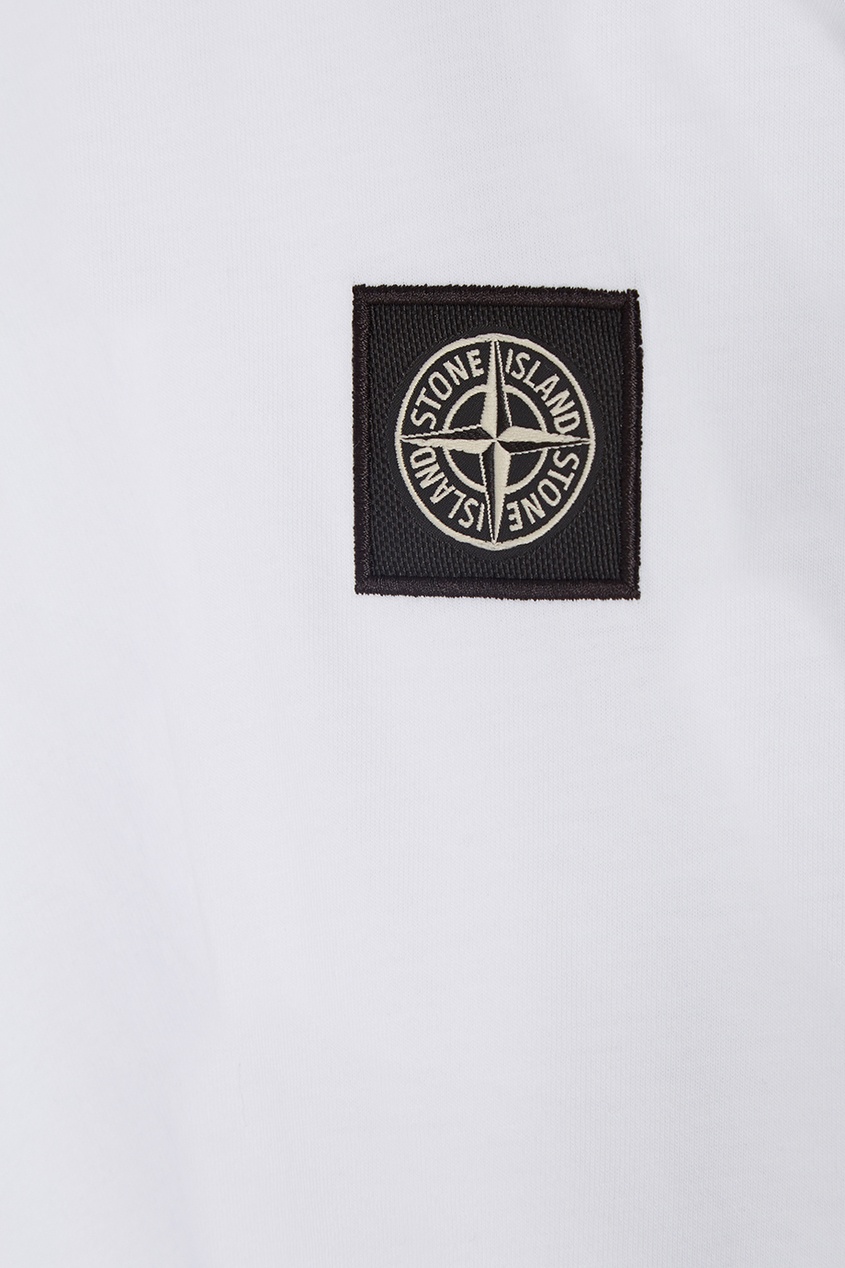 фото Хлопковый лонгслив stone island