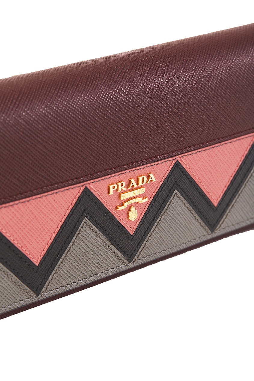 фото Кожаный кошелек Prada