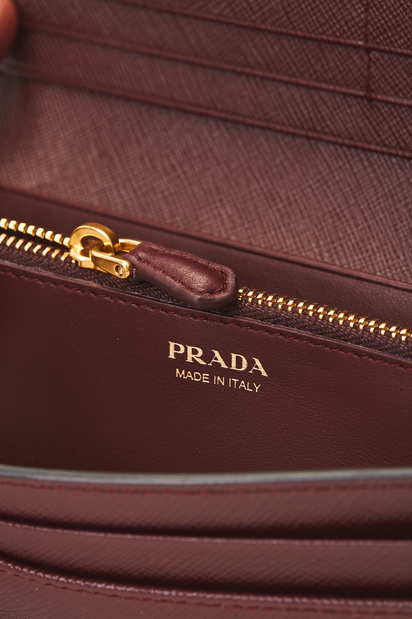 фото Кожаный кошелек Prada