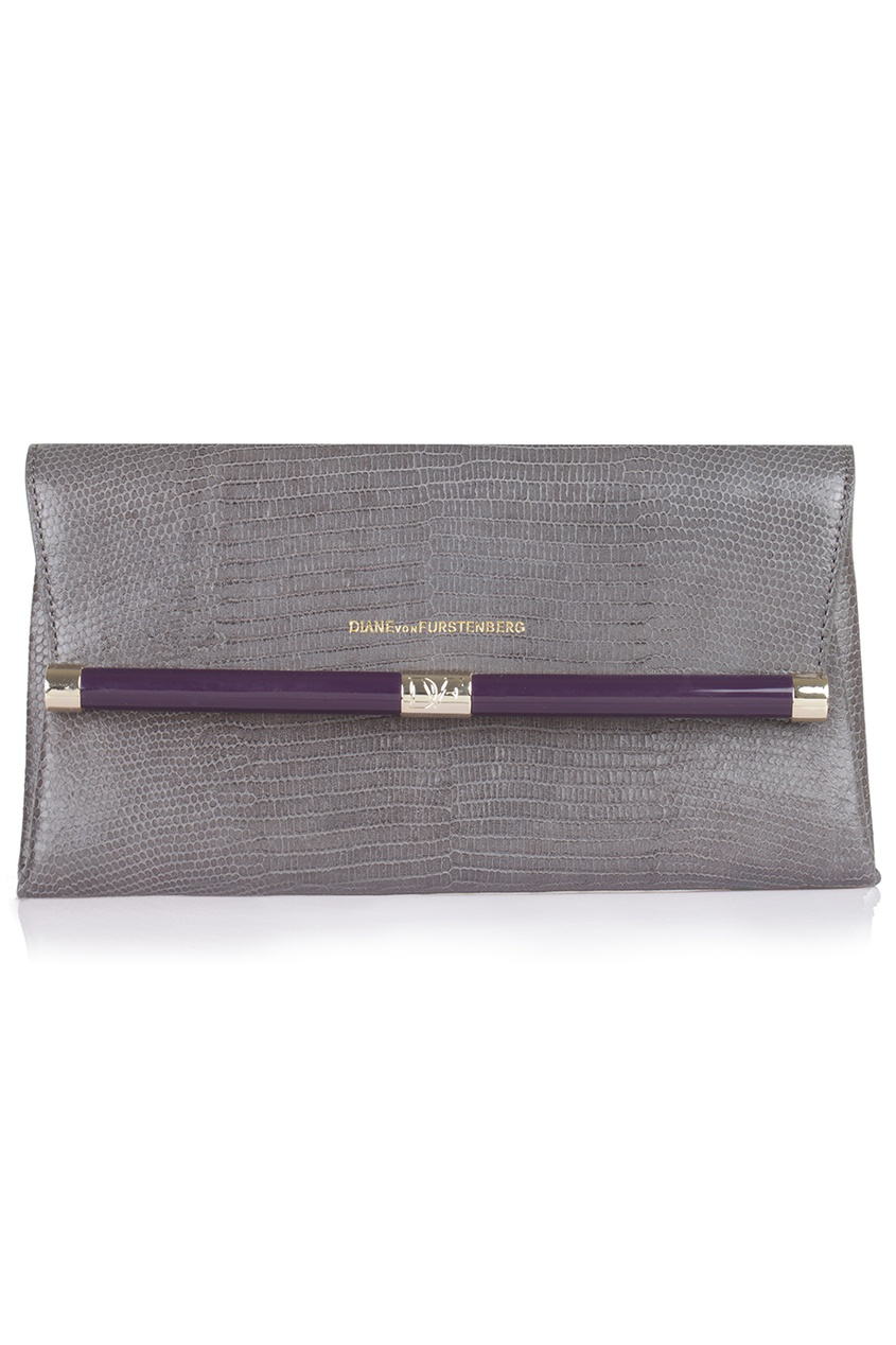 фото Кожаный клатч Envelope Clutch Diane von furstenberg