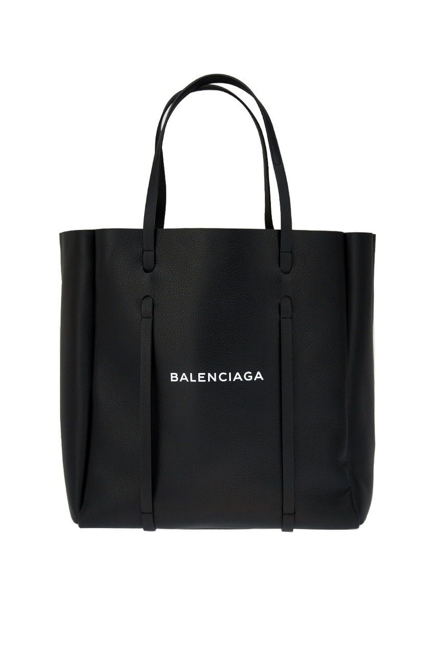 фото Черная сумка с логотипом everyday tote m balenciaga