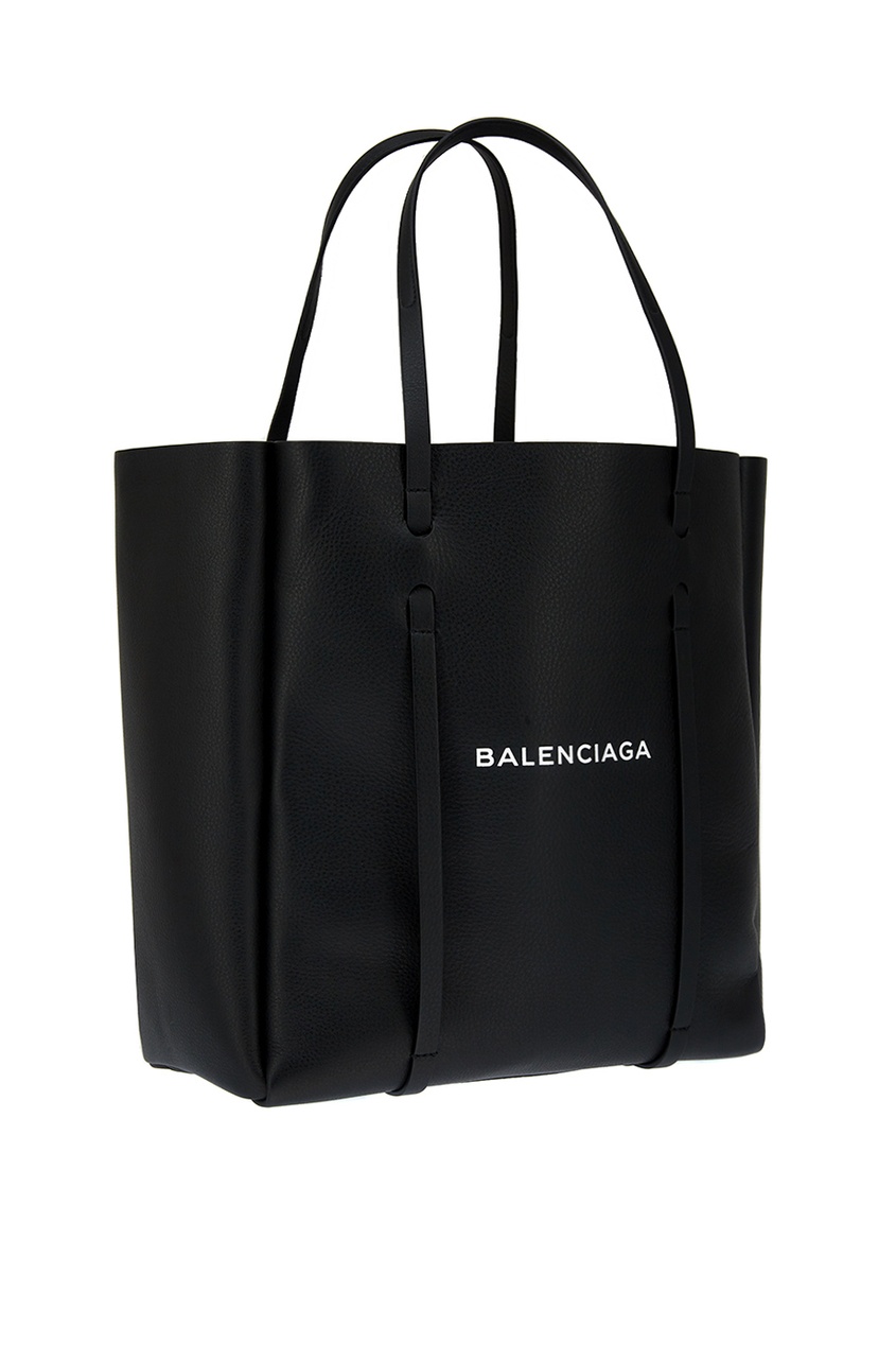 фото Черная сумка с логотипом everyday tote m balenciaga