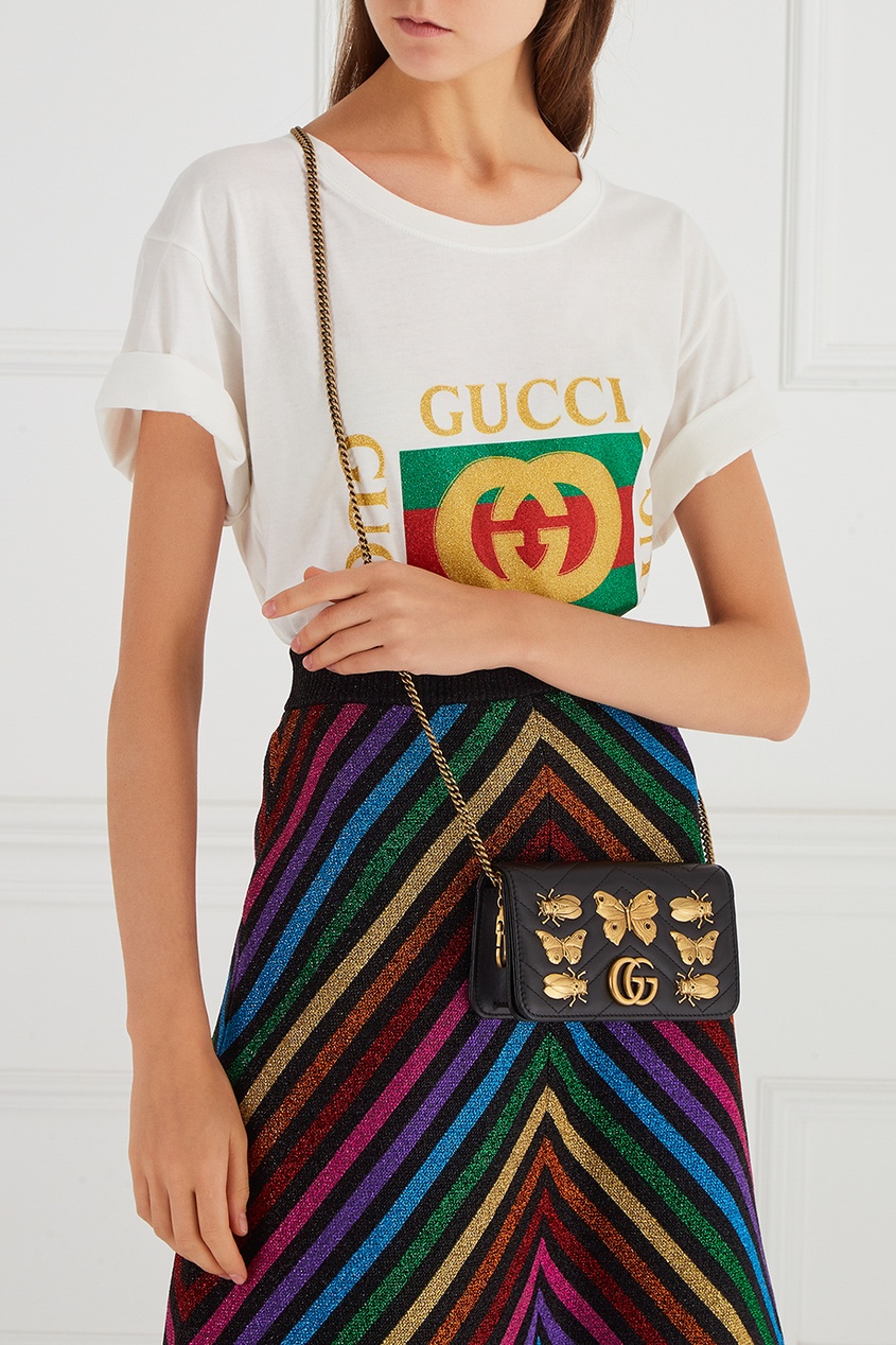 фото Сумка GG Marmont с декором Gucci