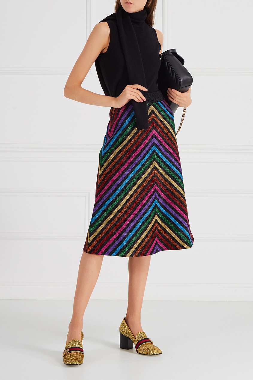 

Золотистые туфли с глиттером, Золотой